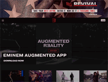 Tablet Screenshot of eminem.com