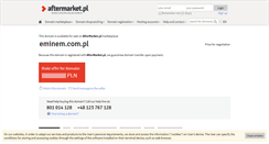 Desktop Screenshot of eminem.com.pl