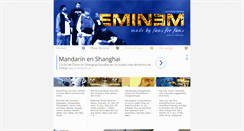 Desktop Screenshot of eminem.net