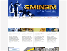 Tablet Screenshot of eminem.net