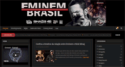 Desktop Screenshot of eminem.com.br