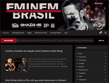 Tablet Screenshot of eminem.com.br